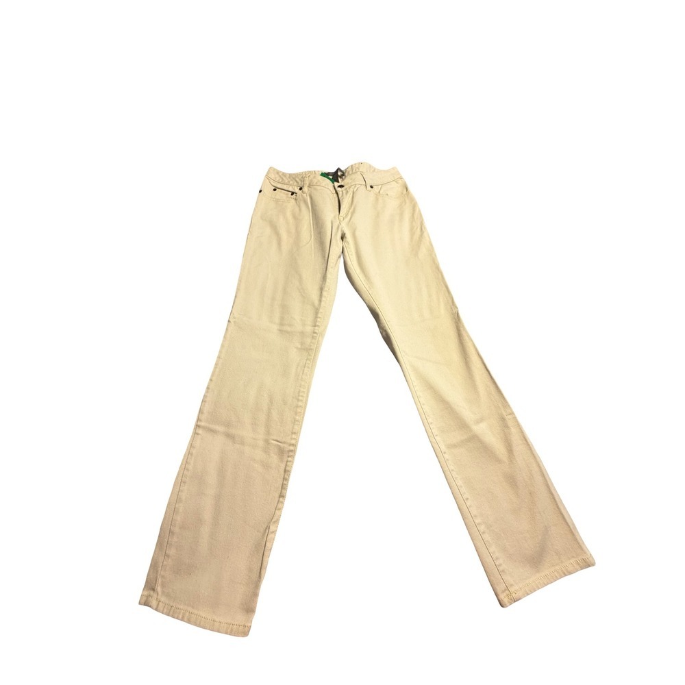 Proenza Schouler Cream Denim Jeans Straight Leg cream Size 11 Womens